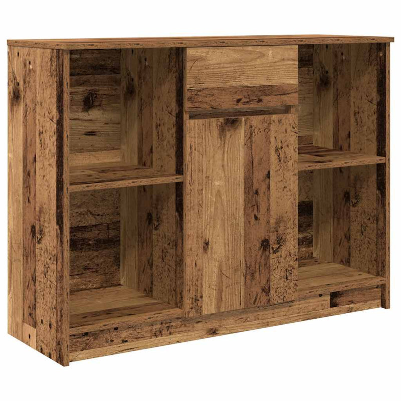 vidaXL antik fa szerelt fa tálalószekrény fiókos 101x35x76 cm