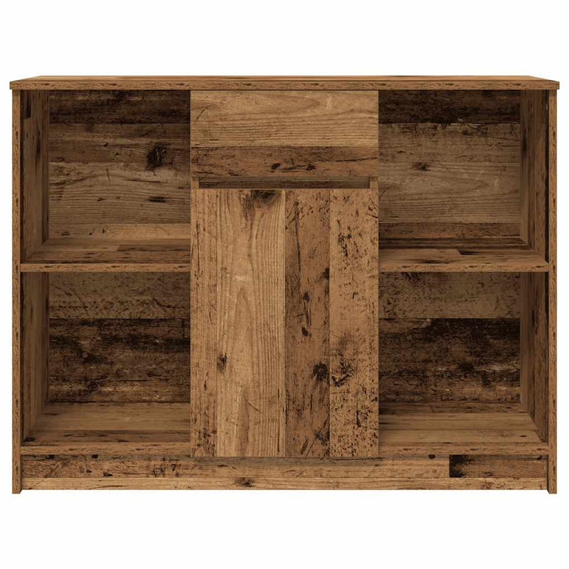 vidaXL antik fa szerelt fa tálalószekrény fiókos 101x35x76 cm