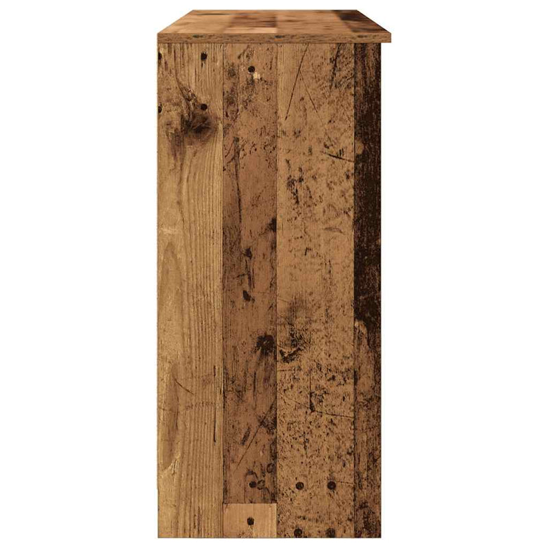 vidaXL antik fa szerelt fa tálalószekrény fiókos 101x35x76 cm