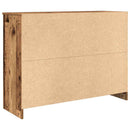 vidaXL antik fa szerelt fa tálalószekrény fiókos 101x35x76 cm