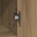 vidaXL kézműves tölgy szerelt fa tálalószekrény fiókos 101x35x76 cm