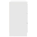 vidaXL fehér szerelt fa tálalószekrény fiókos 71x35x65 cm