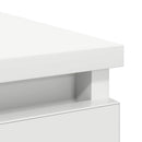 vidaXL fehér szerelt fa tálalószekrény fiókos 71x35x65 cm