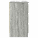 vidaXL szürke sonoma szerelt fa tálalószekrény fiókos 71x35x65 cm