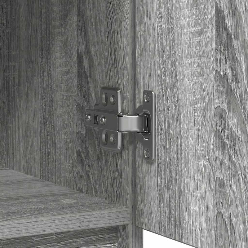 vidaXL szürke sonoma szerelt fa tálalószekrény fiókos 71x35x65 cm