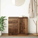 vidaXL antik fa szerelt fa tálalószekrény fiókos 71x35x65 cm