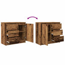 vidaXL antik fa szerelt fa tálalószekrény fiókos 71x35x65 cm