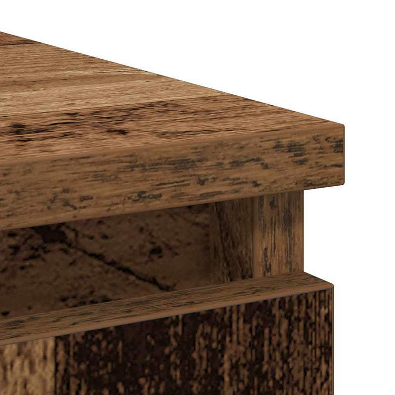 vidaXL antik fa szerelt fa tálalószekrény fiókos 71x35x65 cm