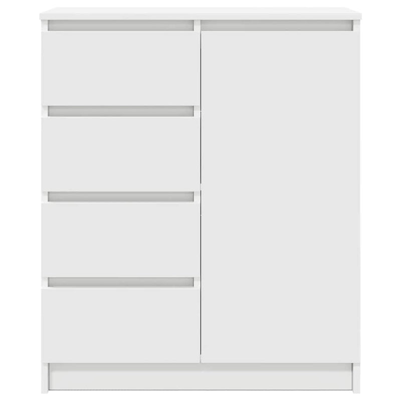 vidaXL fehér szerelt fa tálalószekrény fiókos 71x35x84 cm