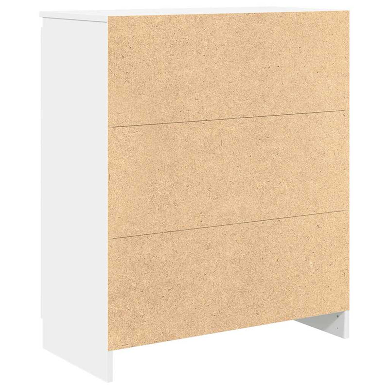 vidaXL fehér szerelt fa tálalószekrény fiókos 71x35x84 cm