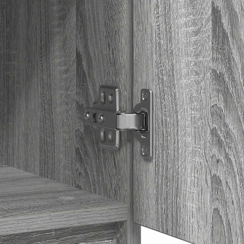 vidaXL szürke sonoma szerelt fa tálalószekrény fiókos 71x35x84 cm