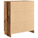 vidaXL antik fa szerelt fa tálalószekrény fiókos 71x35x84 cm