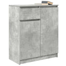 vidaXL betonszürke szerelt fa tálalószekrény fiókos 71x35x84 cm