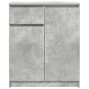 vidaXL betonszürke szerelt fa tálalószekrény fiókos 71x35x84 cm