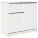 vidaXL fehér szerelt fa tálalószekrény fiókos 71x35x65 cm