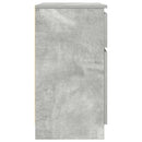 vidaXL betonszürke szerelt fa tálalószekrény fiókos 71x35x65 cm