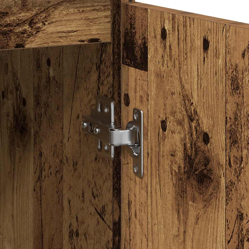 vidaXL antik fa szerelt fa tálalószekrény fiókos 71x35x65 cm