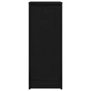 vidaXL fekete tölgy szerelt fa tálalószekrény 29,5x34x76 cm