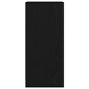 vidaXL fekete tölgy szerelt fa tálalószekrény 29,5x34x76 cm