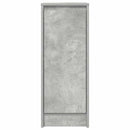 vidaXL betonszürke szerelt fa tálalószekrény 29,5x34x76 cm