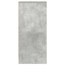 vidaXL betonszürke szerelt fa tálalószekrény 29,5x34x76 cm