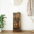 vidaXL füstös tölgy színű szerelt fa tálalószekrény 29,5x34x76 cm