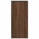 vidaXL barna tölgy színű szerelt fa tálalószekrény 29,5x34x76 cm