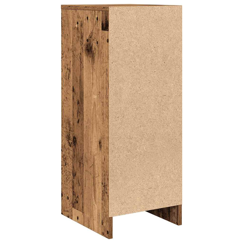 vidaXL antik fa színű szerelt fa tálalószekrény 29,5x34x76 cm