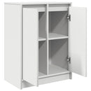 vidaXL fehér szerelt fa tálalószekrény 57x34x76 cm