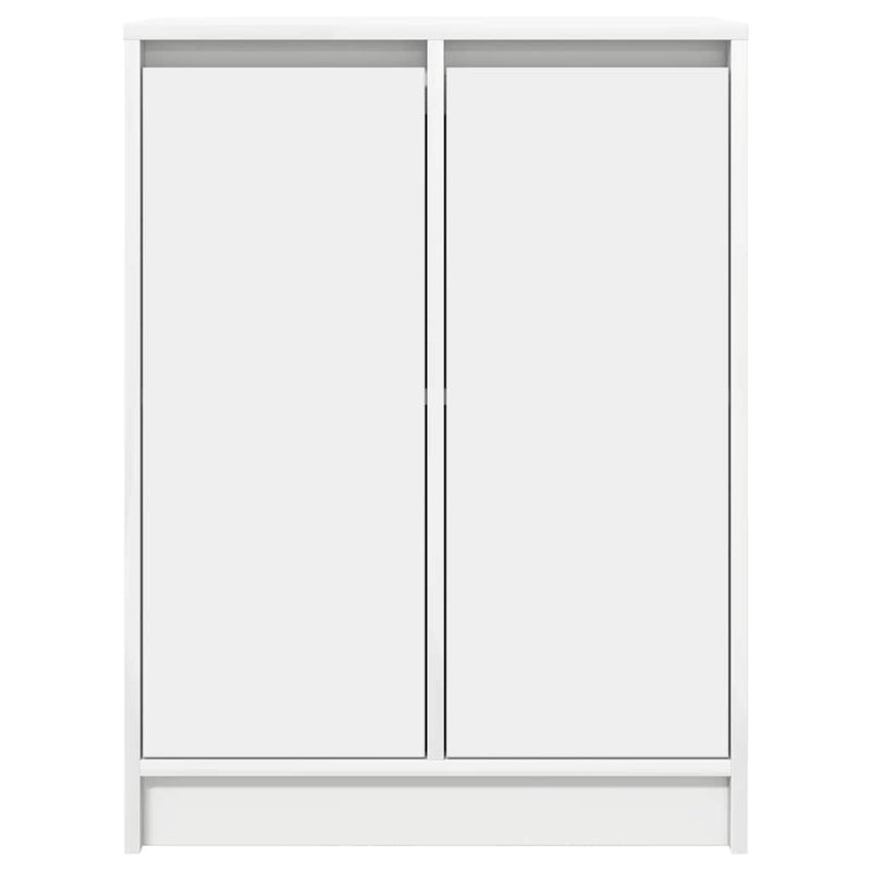 vidaXL fehér szerelt fa tálalószekrény 57x34x76 cm