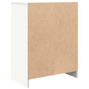 vidaXL fehér szerelt fa tálalószekrény 57x34x76 cm