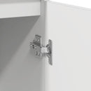 vidaXL fehér szerelt fa tálalószekrény 57x34x76 cm