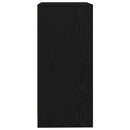 vidaXL fekete tölgy szerelt fa tálalószekrény 57x34x76 cm