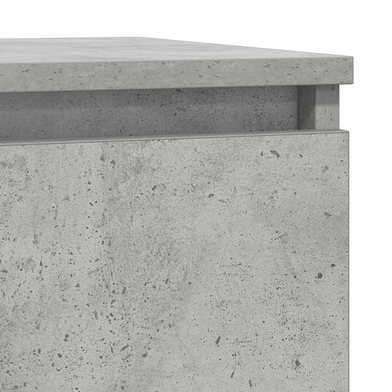 vidaXL betonszürke szerelt fa tálalószekrény 57x34x76 cm