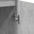 vidaXL betonszürke szerelt fa tálalószekrény 57x34x76 cm