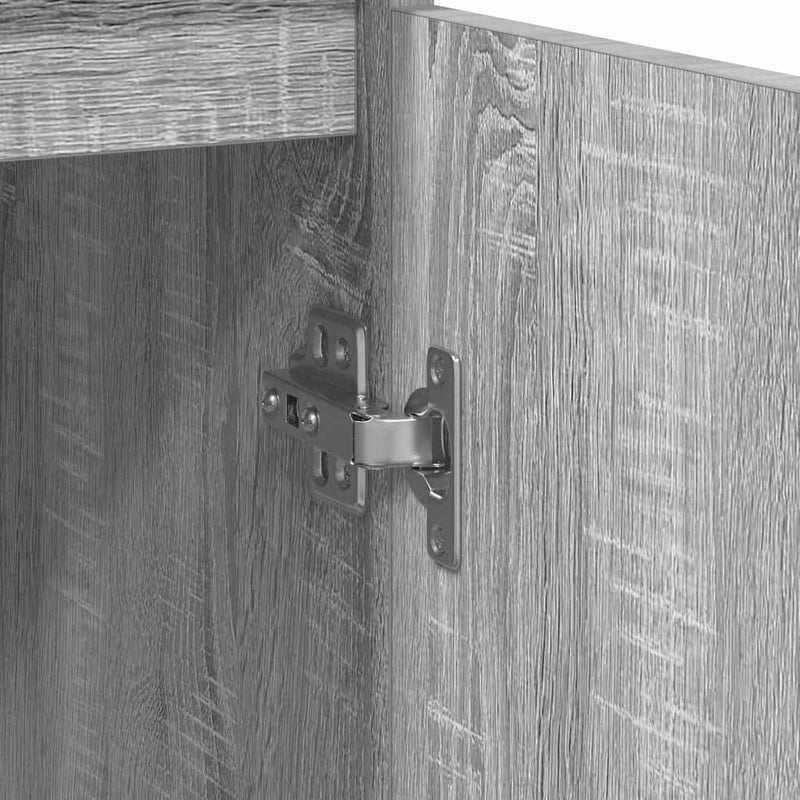 vidaXL komód Szürke Sonoma 57x34x76 cm Gépi úton előállított fa