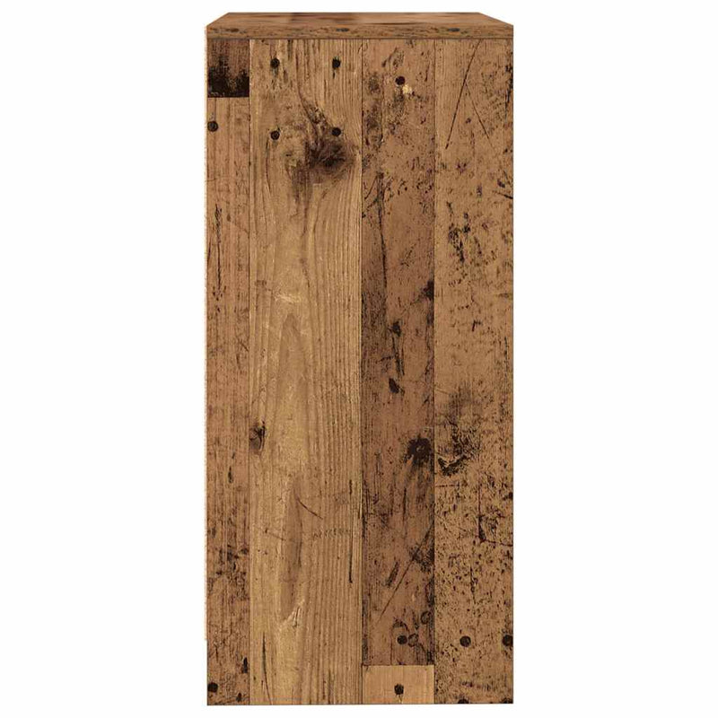 vidaXL antik fa színű szerelt fa tálalószekrény 57x34x76 cm