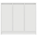 vidaXL fehér szerelt fa tálalószekrény 85x34x76 cm