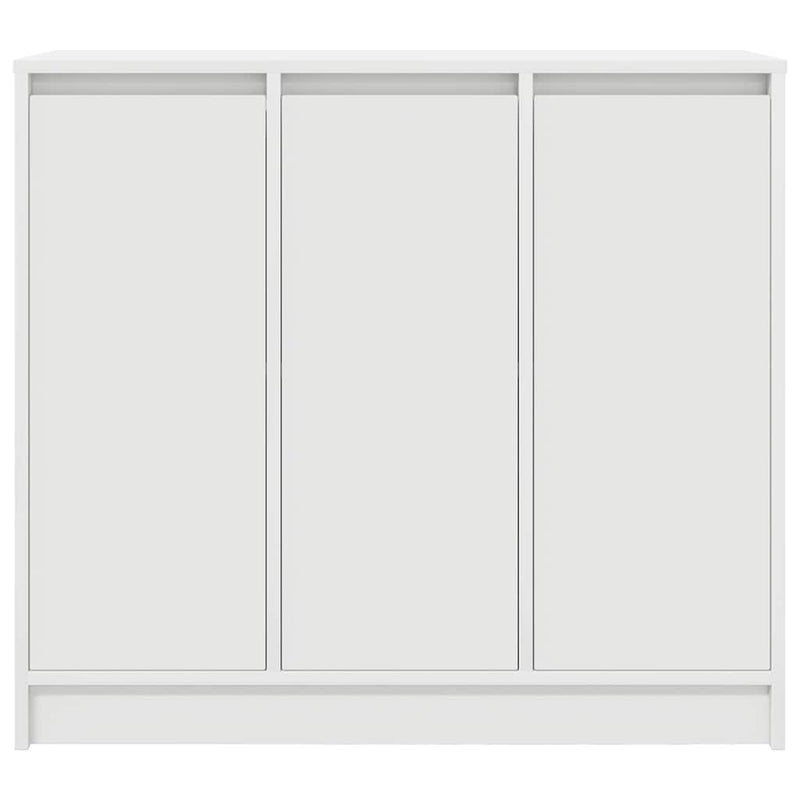 vidaXL fehér szerelt fa tálalószekrény 85x34x76 cm