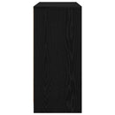 vidaXL fekete tölgy szerelt fa tálalószekrény 85x34x76 cm