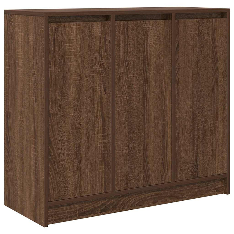 vidaXL barna tölgy színű szerelt fa tálalószekrény 85x34x76 cm