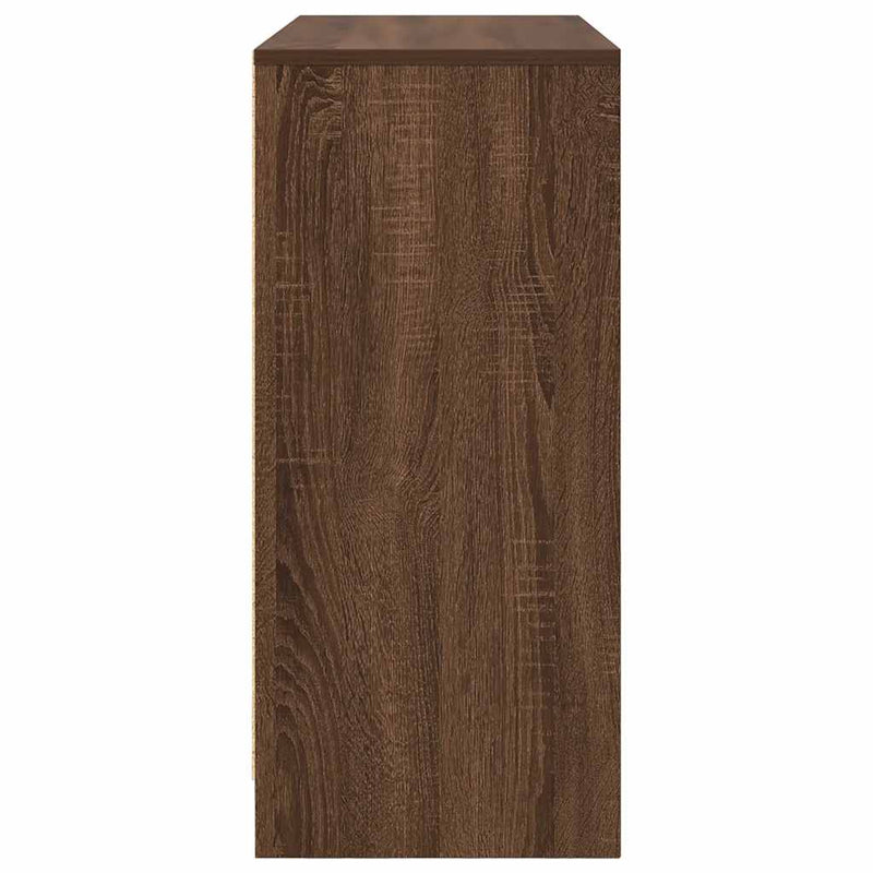 vidaXL barna tölgy színű szerelt fa tálalószekrény 85x34x76 cm