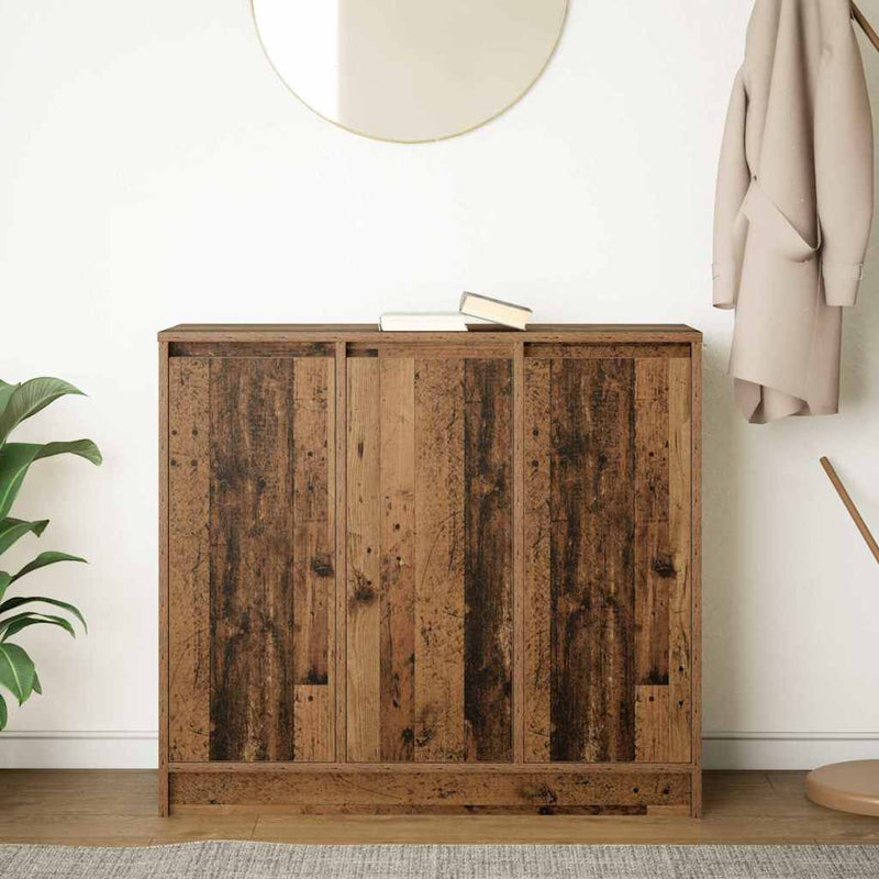 vidaXL antik fa szerelt fa tálalószekrény 85x34x76 cm