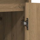 vidaXL kézműves tölgy színű szerelt fa tálalószekrény 85x34x76 cm