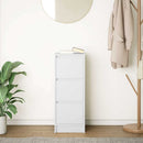 vidaXL fehér szerelt fa tálalószekrény 29,5x34x76 cm