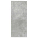 vidaXL betonszürke szerelt fa tálalószekrény 29,5x34x76 cm