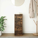 vidaXL füstös tölgy színű szerelt fa tálalószekrény 29,5x34x76 cm