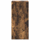 vidaXL füstös tölgy színű szerelt fa tálalószekrény 29,5x34x76 cm