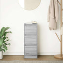 vidaXL szürke sonoma színű szerelt fa tálalószekrény 29,5x34x76 cm