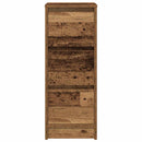 vidaXL antik fa színű szerelt fa tálalószekrény 29,5x34x76 cm